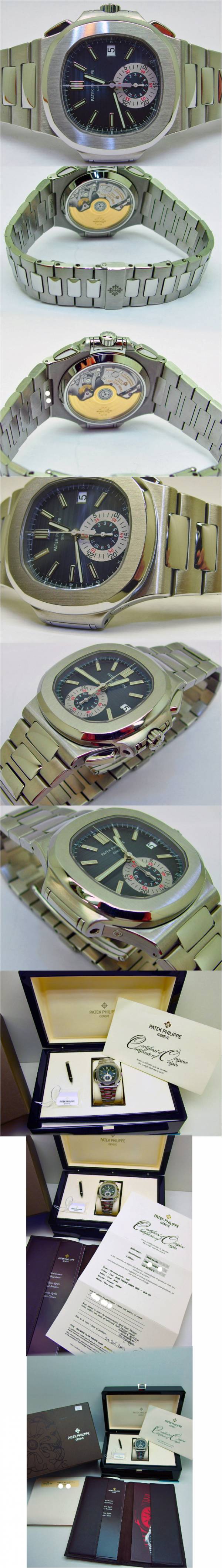 Patek Philippe NAUTILUS Chronograph Flyback 5980 in Stahl